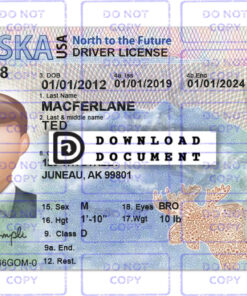 Alaska Driver License Template