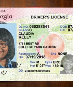 Georgia Driver License Template (V1)