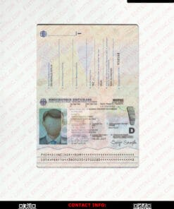 Germany Passport Template