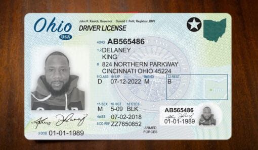 Ohio DL front 1