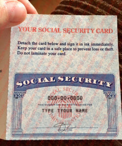 USA Social Security Card