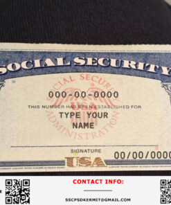 Social Security Card on pant