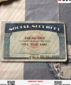 Arkansas Social Security Card Template