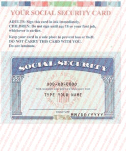 oregon social security card