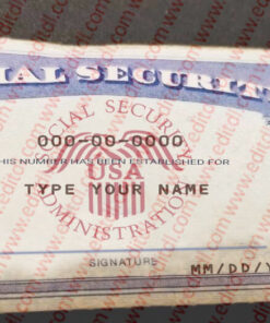 Ohio social security card