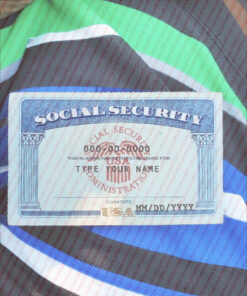Texas Social Security Card