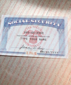 Virginia Social Security Card