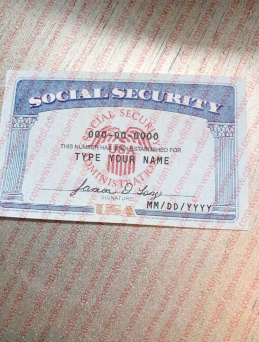 Virginia Social Security Card