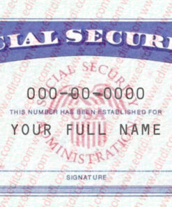 Vermont Social Security Card