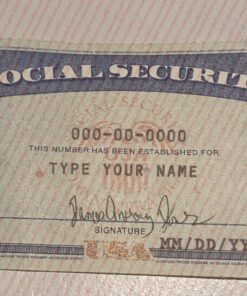 Arizona Social Security Card