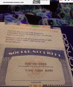 Social Security Card Template 04