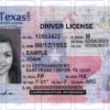 Texas Driver License Template V2