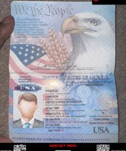 USA Passport Template (V2)