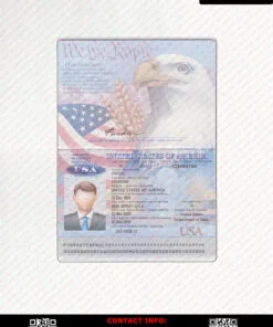 USA Passport Template V1