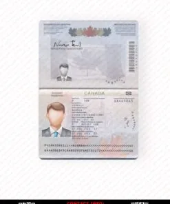 Standard Canada Passport Template PSD