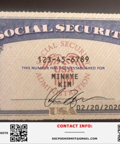 Louisiana Social Security Card Template