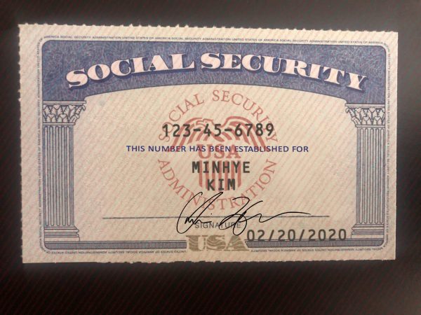 Louisiana Social Security Card