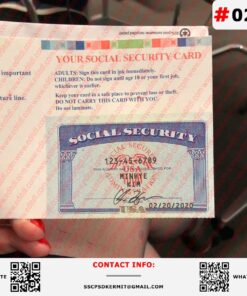 Nebraska Social Security Card Template