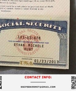 Fake Social Security Card