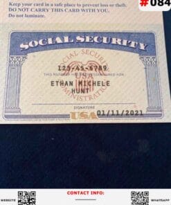 Make a New Social Security Card Template