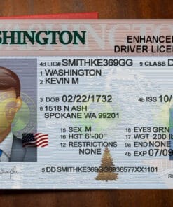 Washington Driver License Template