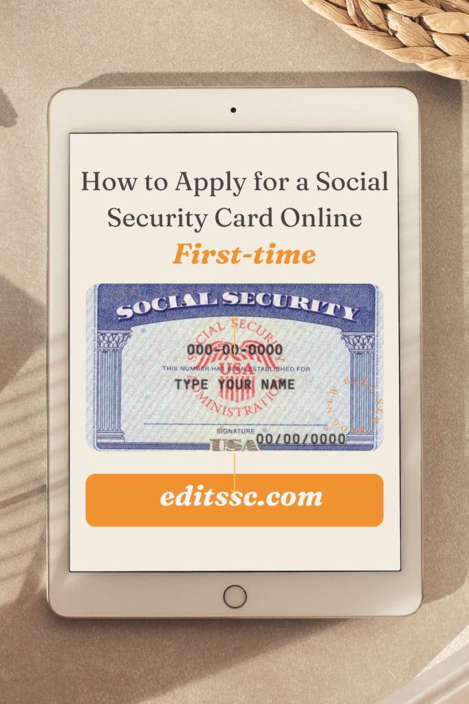 How to Apply for a Social Security Card Online
