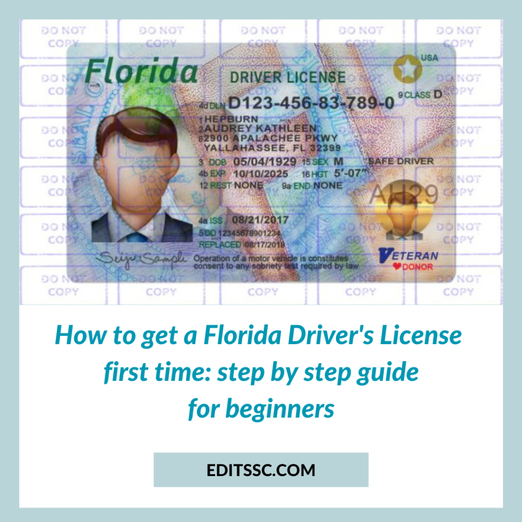 how to get a Florida driver's license first time