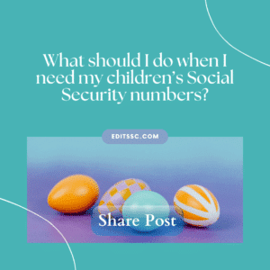 children's social security card number