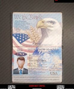 USA Passport Template PSD File