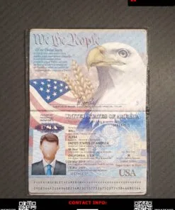 USA Passport Template PSD File