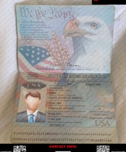 USA Editable Passport Template