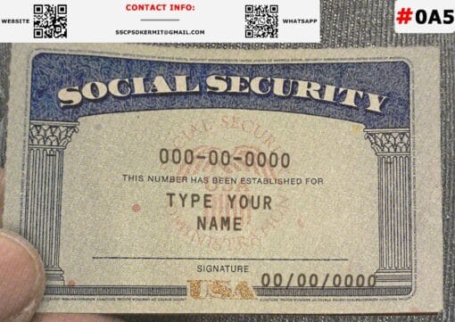 blank fillable social security card template 64