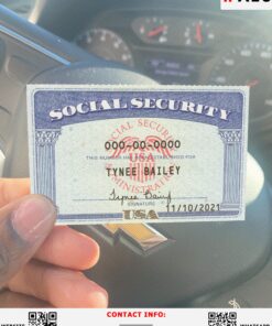 USA Digital Social Security Template PSD