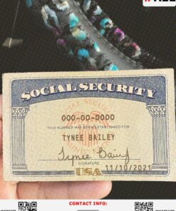 Digital SSSN Card Template