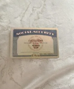 Social Security Card PSD