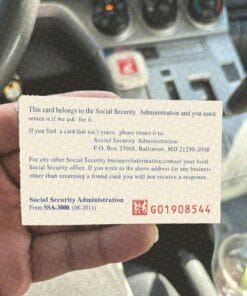 blank social security card template pdf Back 153