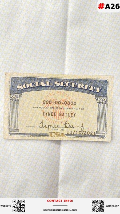 blank social security card template pdf front