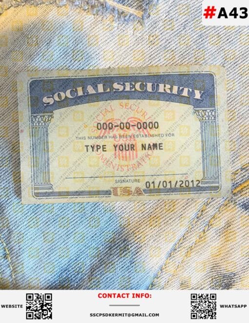 editable social security card template 26
