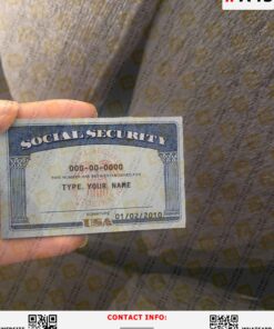 Blank Digital SSN Card PDF