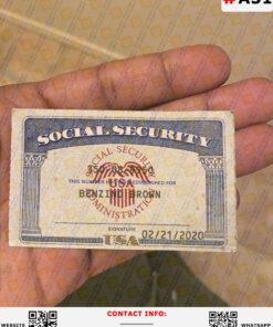 Blank Social Security Card Template Download