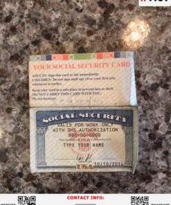 Social Security Card format blank social security card