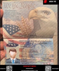USA Passport PSD Template