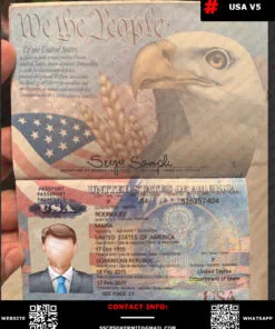 USA Passport PSD Template