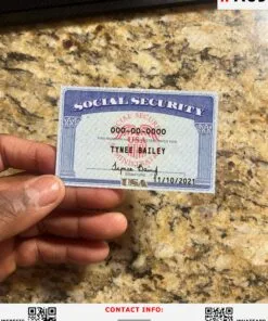Social security template editable