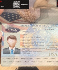 Editable USA Passport Template PSD