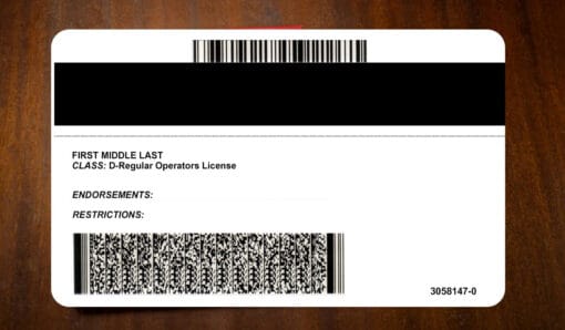 alabama ID Back