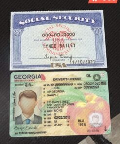 Editable Social Security Card and Drivers License PSD