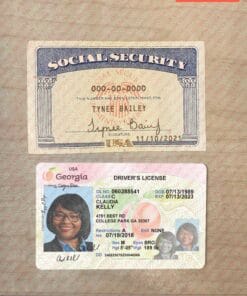 Editable Social Security and Drivers License