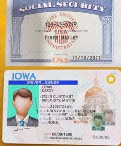 Editable Social Security and Drivers License Template PSD