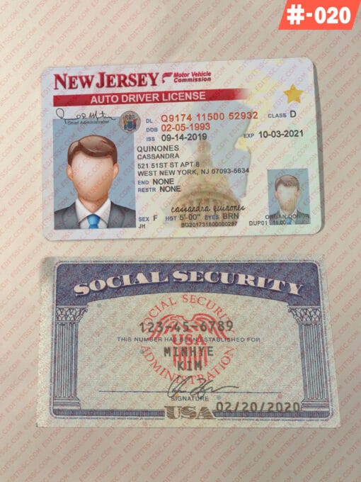 card and ID 20
